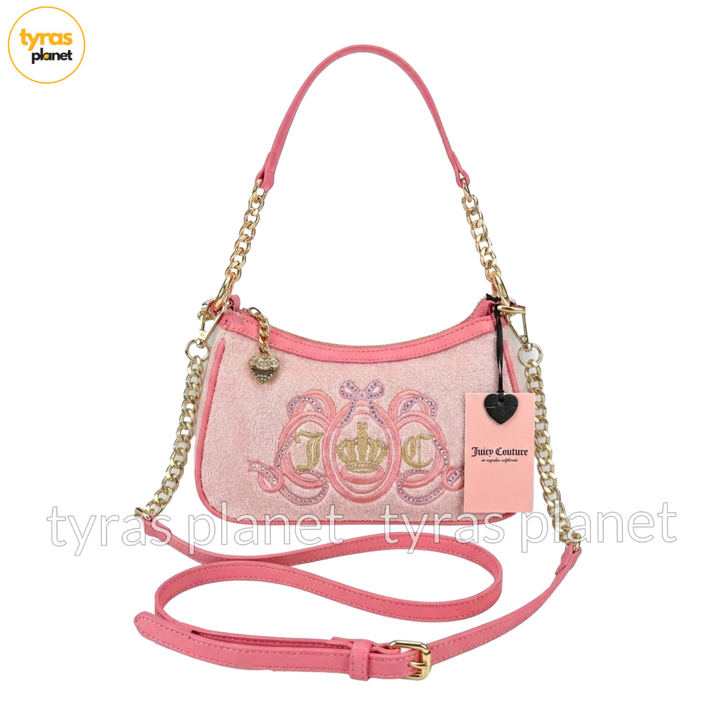 NWT Juicy Couture Lovers Club Pink Diamond Lemonade Shoulder Bag New Cute Bag